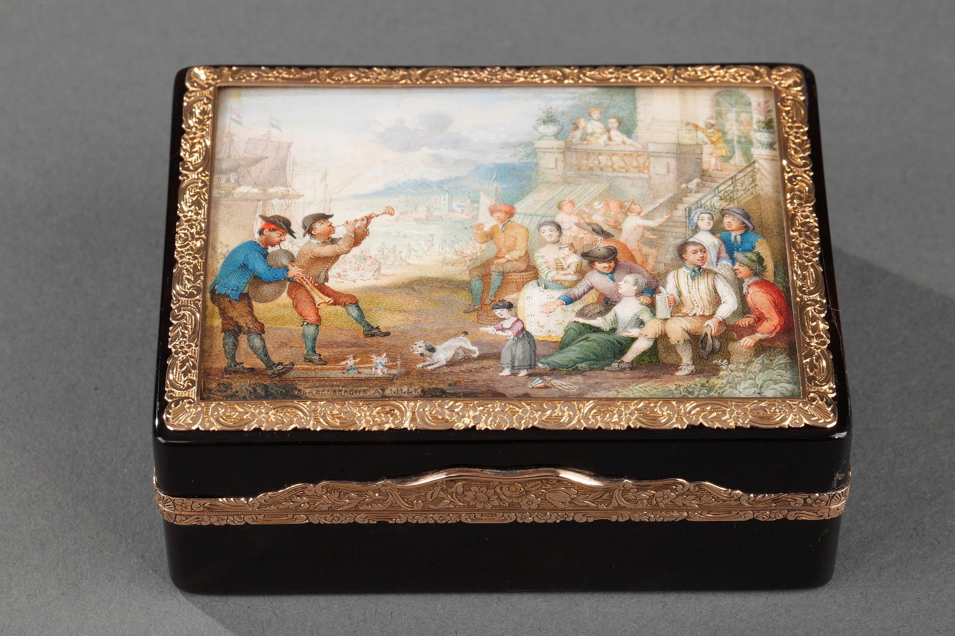18th century snuff box signed VAN BLARENBERGHE